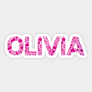 OLIVIA NAME Sticker